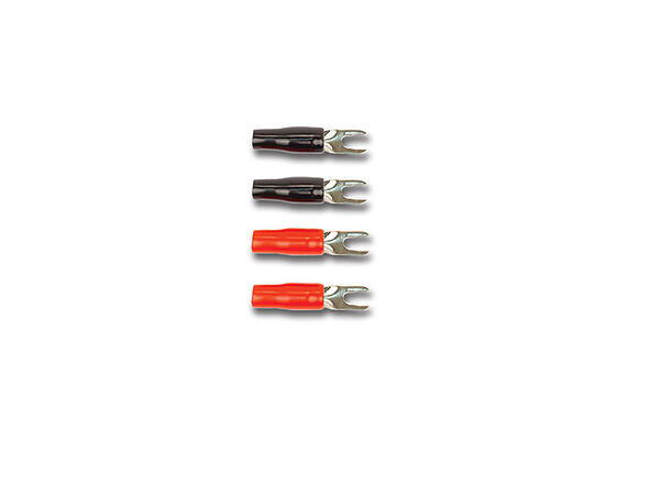 Stinger - SPT5118 kabelsko 10mm², gaffel, M5, krom 